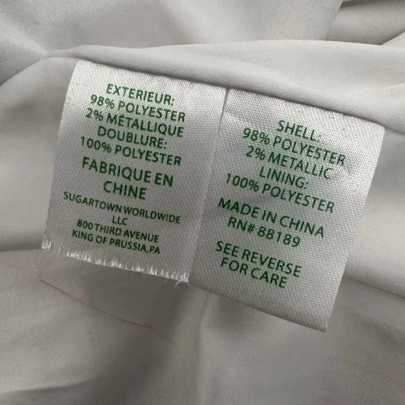 Lilly Pulitzer Lani Blue Pink Coral Metallic Maxi Dress Womens Medium - Picture 9 of 10